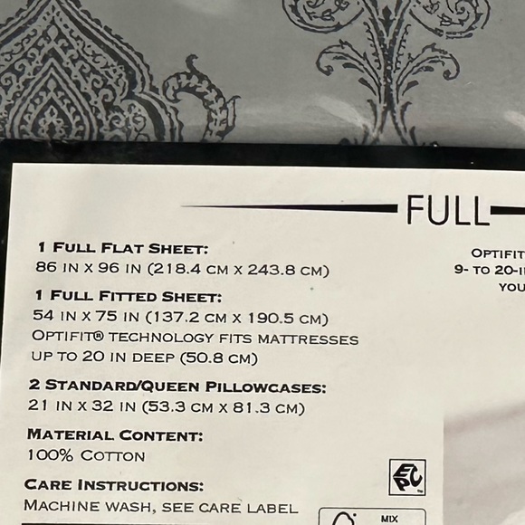 Gray Sheet Set - 600 Thread Count - Picture 2 of 4